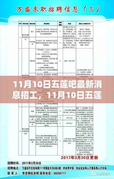 11月10日五莲吧最新招工消息全面评测与介绍