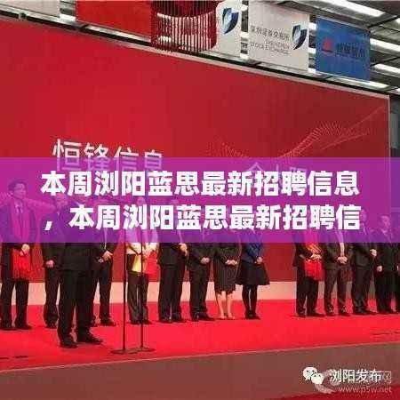 本周浏阳蓝思最新招聘信息全面解析